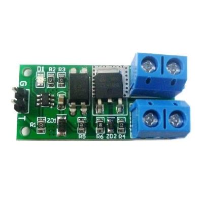 3.3V-24V 8A Isolation Flip-Flop Latch Switch Module Bistable Single Button LED Relay Solenoid Valve